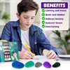 Sensory Stone Adults Fidget Toys: 6pcs Textured Worry Stone Stiff