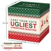 Christmas Ugly Sweater Contest Ballot Card Box, Voting Cards Box