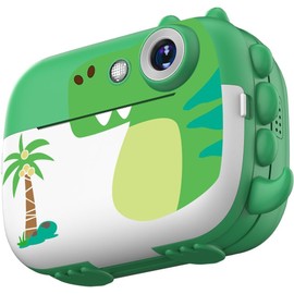 Kids Camera Instant Print, 1080P Instant Print Camera for Kids with 5 Rolls Printing Paper, Christmas Gift, Birthday Gift for Girls and Boys, Age 3-12, 6.4 Inch, Digital Camera for 4, 5, 6