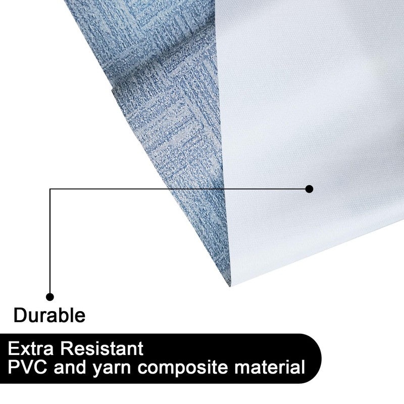 WUBAYI Table Cloth PVC Plastic Wipe Clean Tablecloth Rectangular Kitchen
