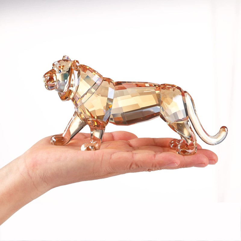 Crystal Tiger Animal Craft Home Decor Ornaments Collectible Birthday New