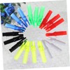 Outanaya 6.2mm Arrow Tail Sets 20pcs Hunting Plastic Arrow Nock
