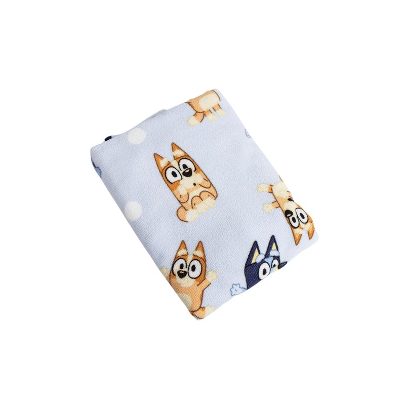 Microfibre Poncho Blue