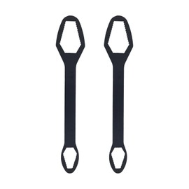 Chinflly 2 PCS Universal Wrench,8-22 mm Adjustable Double-head Multifunctional Wrenches Set for Outdoor Riding Car Repair Tools,Total Length 8.7 Inch