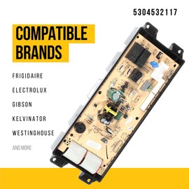 PartsBroz 5304532117 Control Board - Compatible With Frigidaire Range - Replaces AP7193051 5304508925 5304533255 PS16731688 Ultra Durable Replacement Repair Parts