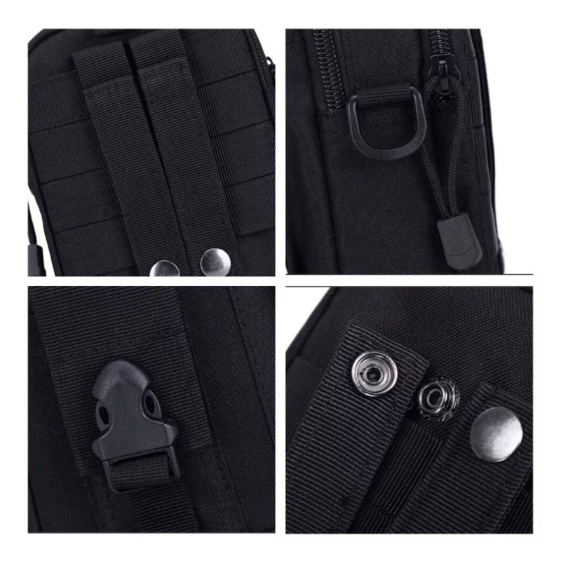 BOSSCO Mochila Táctica Militar Multiuso Celular Cartera Bolsa