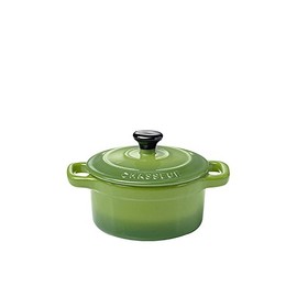 Chasseur La Cuisson Mini Cocotte, 10 x 9 cm / 300 ml Capacity, Apple