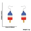 4th of July Earrings Set - 6 Pairs Patriotic Glitter