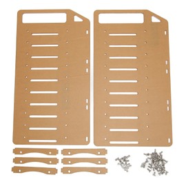 DIY Hard Drive Bracket Multi Layer Accurate Mounting Hole DIY Acrylic Hard Disk Rack for Desktop 10 Layers