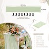 10ft Sage Green Chiffon Table Runner 1 Piece 27x120 Inches