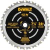 DEWALT Circular Saw Blade, 7 1/4 Inch, 24 Tooth, Wood