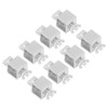 8Pcs Auto Body Panel Clamp Silver Aluminum Alloy Butt Welding