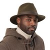 Stetson Waxed Traveller Fabric Hat Leather Set Summer Winter Men,