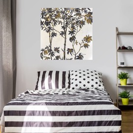 Fine Art Canvas Leafy Treetop II Canvas Wall Decor by Artist Ramona Murdock for Living Room, Bedroom, Bathroom, Kitchen, Office, Bar, Dining & Guest Room - Ready to Hang - 22 in x 22 in