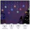 BLOOMWIN Light curtain star light chain curtain, USB 8 modes,