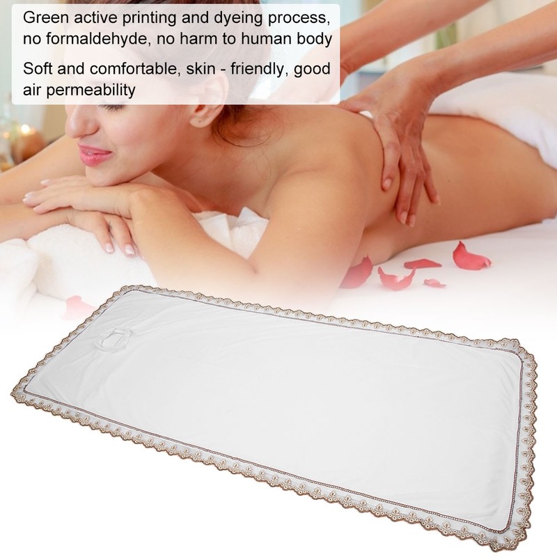 Professional Spa Massage Table Cover Sheet Massage Bed Coverlet with