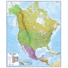 Maps International Large Political North America Wall Map - Paper