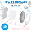 AquaHomeGroup Filtered Shower Head Replacement Spray Plates (Metal, Stainless Steel,