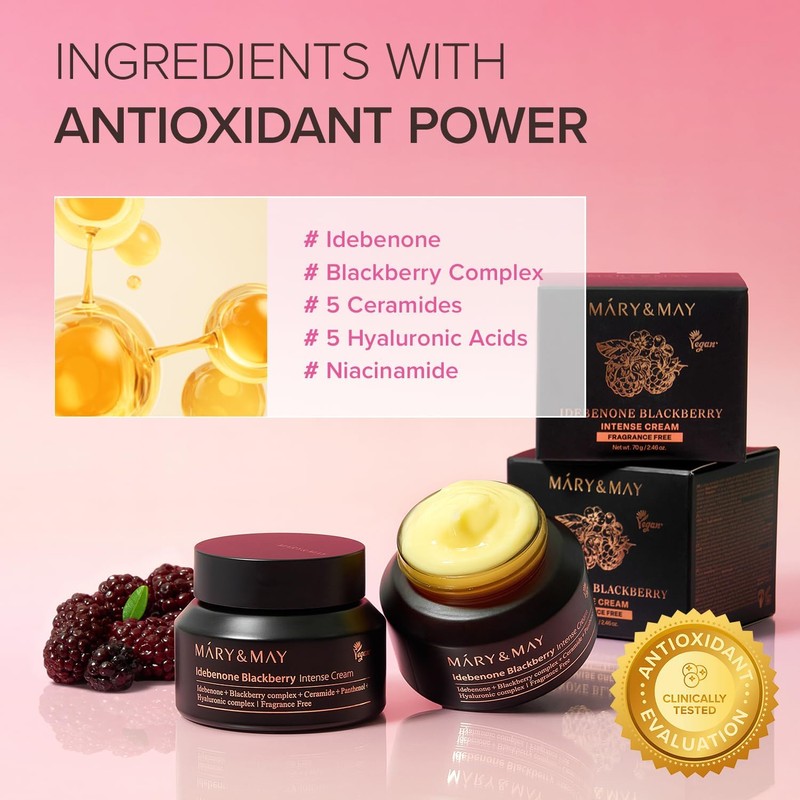Mary&May [Mary&May]*mini* Idebenone + Blackberry Complex Intensive Total Care Cream