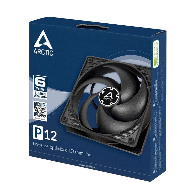 ARCTIC P12 - PC Fan, 120mm Case Fan, Pressure-optimised, Quiet