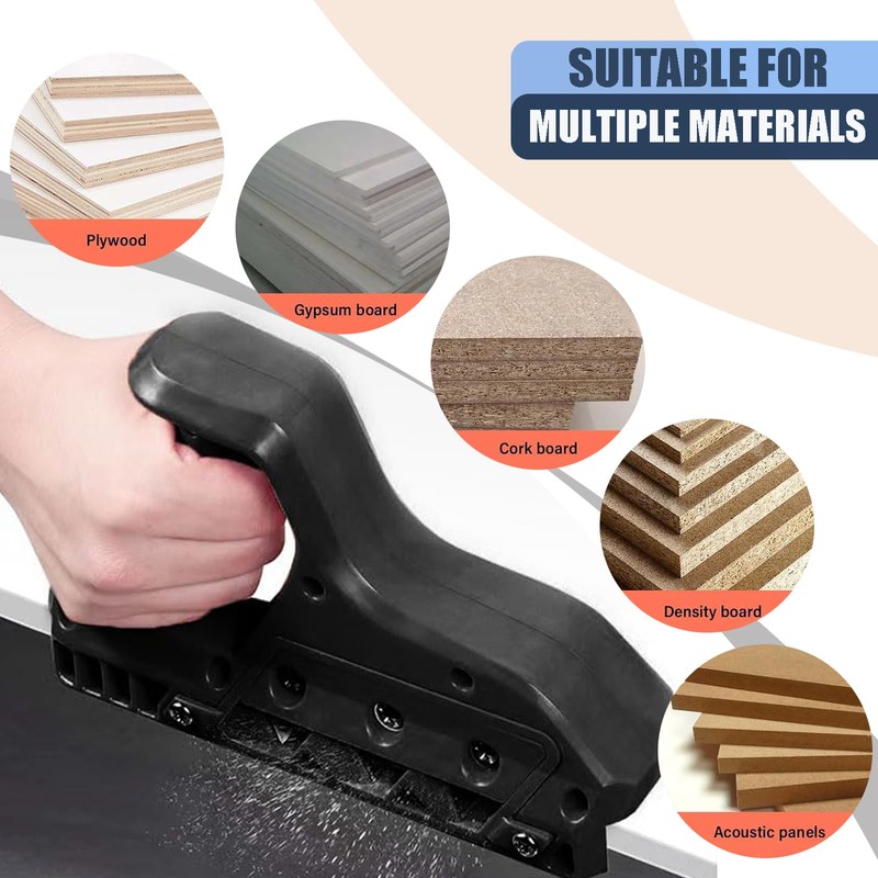 Drywall Chamfer Tools,Plasterboard Edger Fast Cutter,Precise 45° 60° Gypsum Board