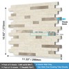 BeNice Marble Peel and Stick Backsplash Stick Tiles Subway Beige