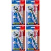 [Bulk Purchase] Kai Corporation KAI Besty EX (besty EX) Oscillating Neck 6 Pcs Men's Disposable Razors x 4 Pcs