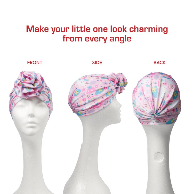 Red by Kiss Kids Pre-Tied Top Knot Turban, African Soft