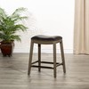 Vivastate Enhance Seating Comfort with 24" Counter Height Saddle Stool,