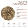 FESHFEN Messy Bun Hair Piece - Large Wavy Curly Elastic