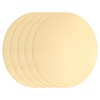 Sourcing Map 5Pcs H62 Brass Round Plates, 3.94" Dia x
