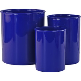 Reston Lloyd Multipurpose Utensil/Crock Holders Organize Wide Variety of Sizes of Utensils & Tools, Includes Extra Large, Large, & Miniature, Indigo