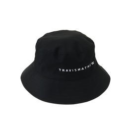 Travis Matthew 7AL944 Men's Bucket Hat (Brand Logo) / Golf Hat, 0BLK_Black, Free size