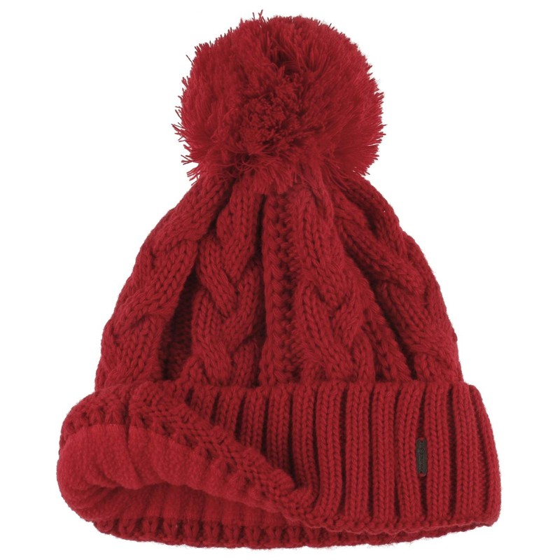Giant Bobble Hat by McBURN, red