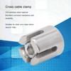 10 Pcs Cross Wire Rope Clip M10 Thread 316 Stainless