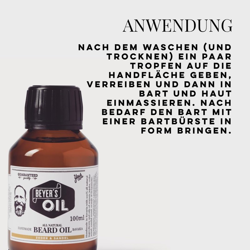 Beyer's Oil Beard Oil Cedar & Sandal XXL 100 ml