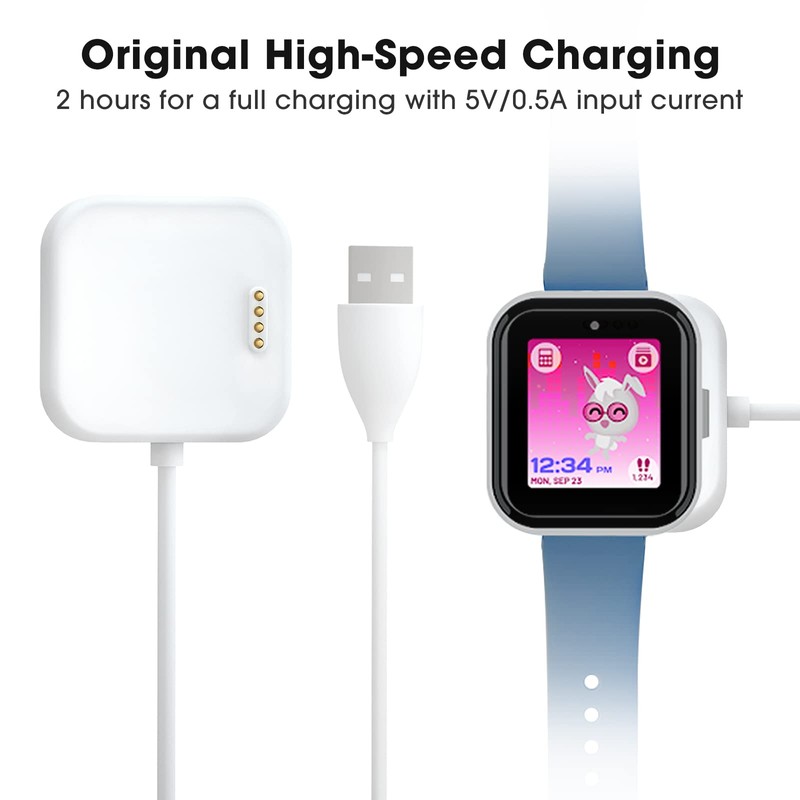 SimpleThings for SyncUP Kids Watch Charger (Black+White Charger)