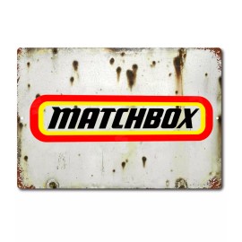 Unbranded MATCHBOX Tin Metal Sign Toy Metal Cars Garage Man Cave Model Car