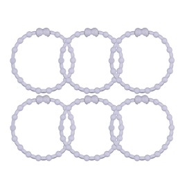 Light Grey PRO Hair Ties: Easy Release Adjustable for Every Hair Type PACK OF 6