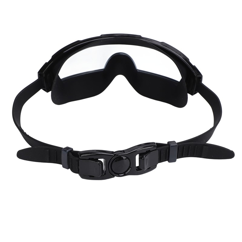 Swim Goggles with Earplugs PC Silicone Clear Lens Wide View