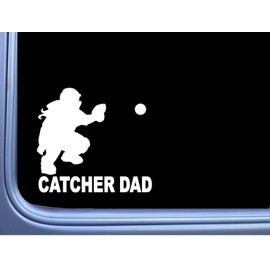 EZ-STIK Catcher Dad Softball L759 6 inch Sticker Fastpitch Glove Decal