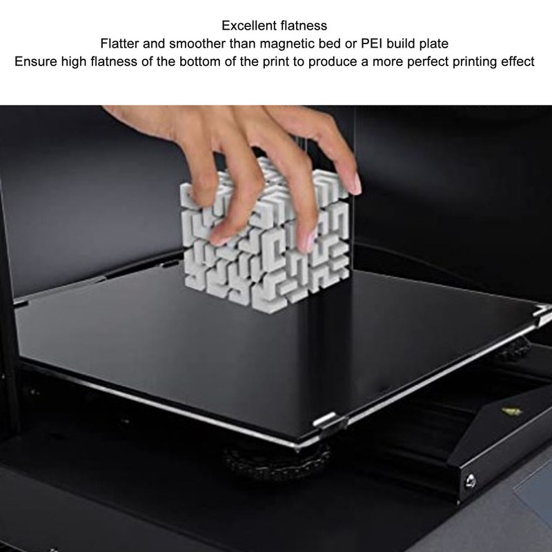 3D Printer Glass Platform 120x120x4mm Microporous Coating Strong Adhesion High