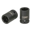 KS Tools 515.1012 Hex Impact Socket, Short, 1/2-Inch, 12mm
