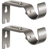 Luanxu 2 Pcs of Adjustable Curtain Rod Brackets, Heavy Duty
