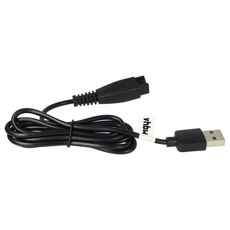 vhbw Charging Cable Compatible with Panasonic ES-LA92, ES-LA93, ES-LA94, ES-LC20,