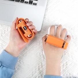 2 Pack Rechargeable Hand Warmers, Electric Hand Warmer with Long Lasting Heating, 2000mAh Quick Charge Portable Hand Warmer, Great for Outdoor, Work, Study, Camping, Warm Gifts for Women Men Kids