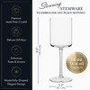 Square Wine Glasses Set of 4 - 14 oz -