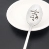 Cenrren Enjoy Your Coffee My Love Spoon Gift for Women