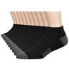 eallco Mens Ankle Socks Low Cut Athletic Cushioned Running Tab