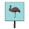 Caroline's Treasures Emu Blue Check Wall Hook, Small, Multicolor